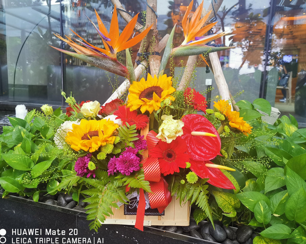 Fresh Flower Basket No.11 小花篮